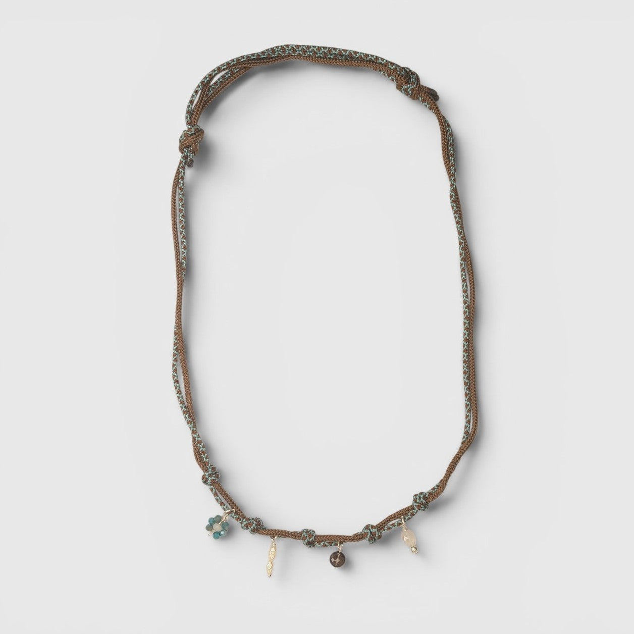 Collana Climber - Marrone/azzurro