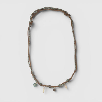 Collana Climber - Marrone/azzurro