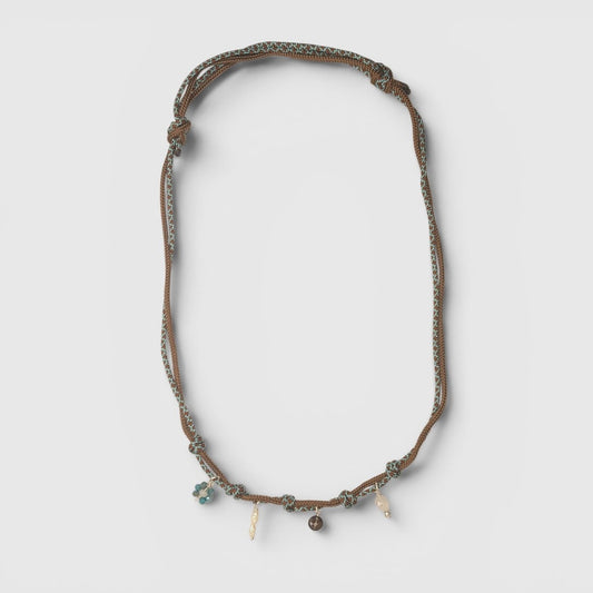 Collana Climber - Marrone/azzurro