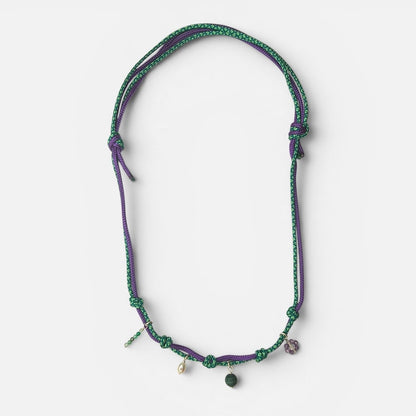 Collana Climber - Viola/verde