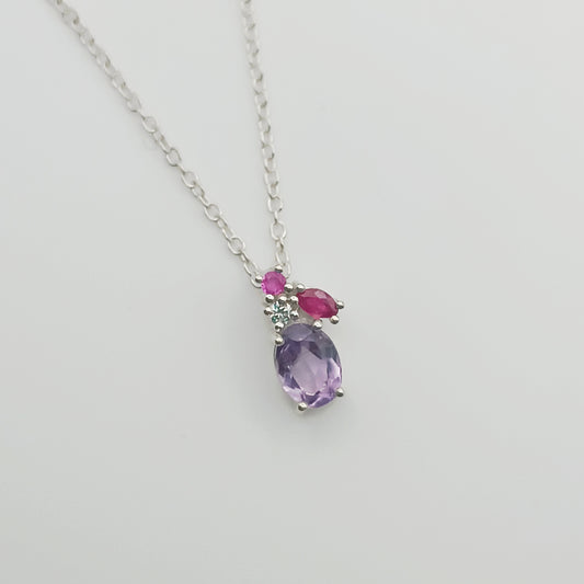 Collana " Fiori di Lillà " - Collezione Bouquet