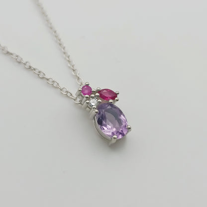 Collana " Fiori di Lillà " - Collezione Bouquet