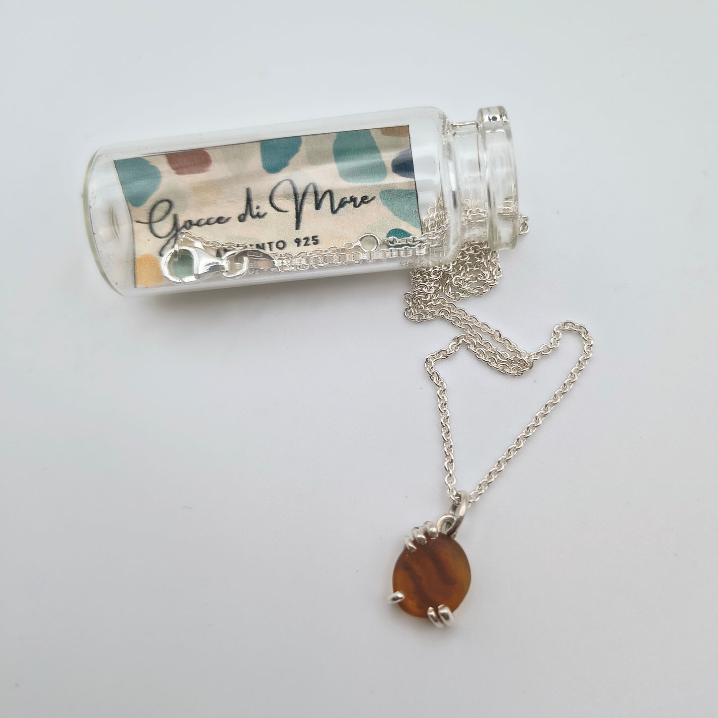 Collana Gocce di Mare - Arancione