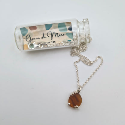 Collana Gocce di Mare - Arancione