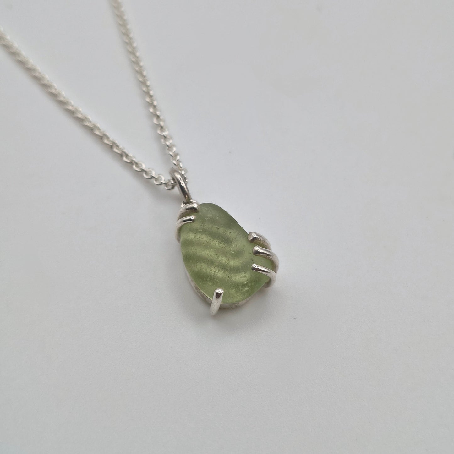 Collana Gocce di Mare - Verde chiaro