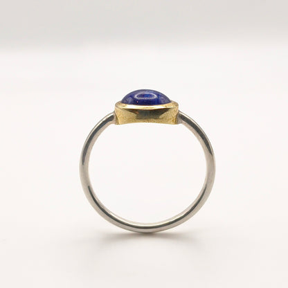 Anello Cerchi di Luce -  Lapislazzulo