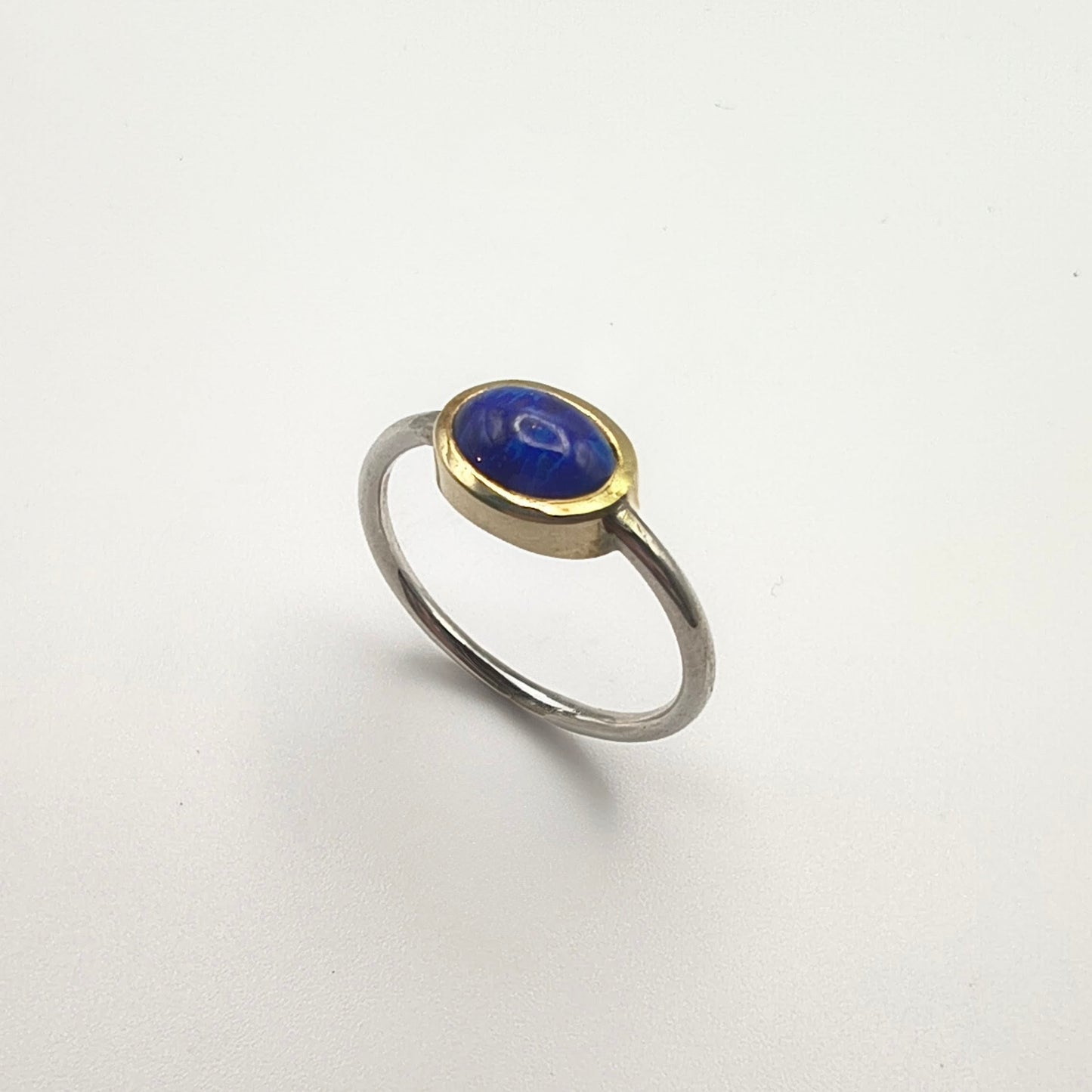 Anello Cerchi di Luce -  Lapislazzulo